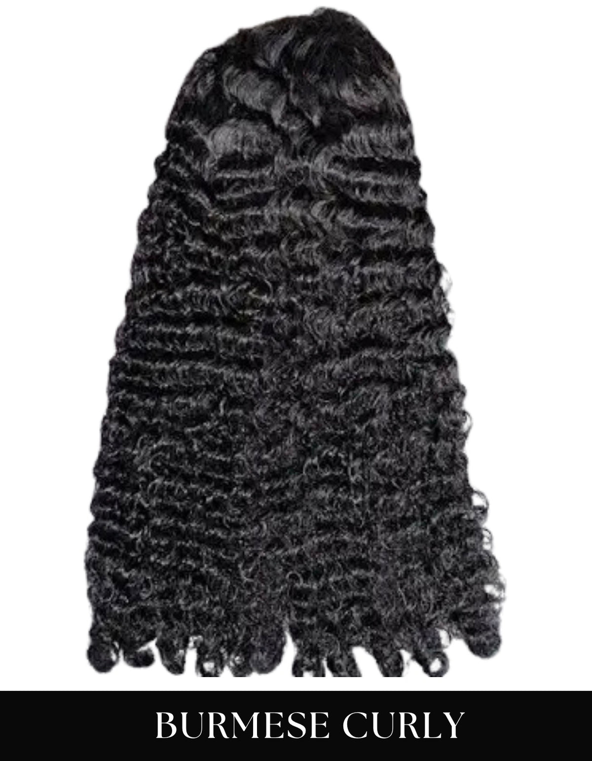 Burmese Curly Frontal Human Hair Wigs