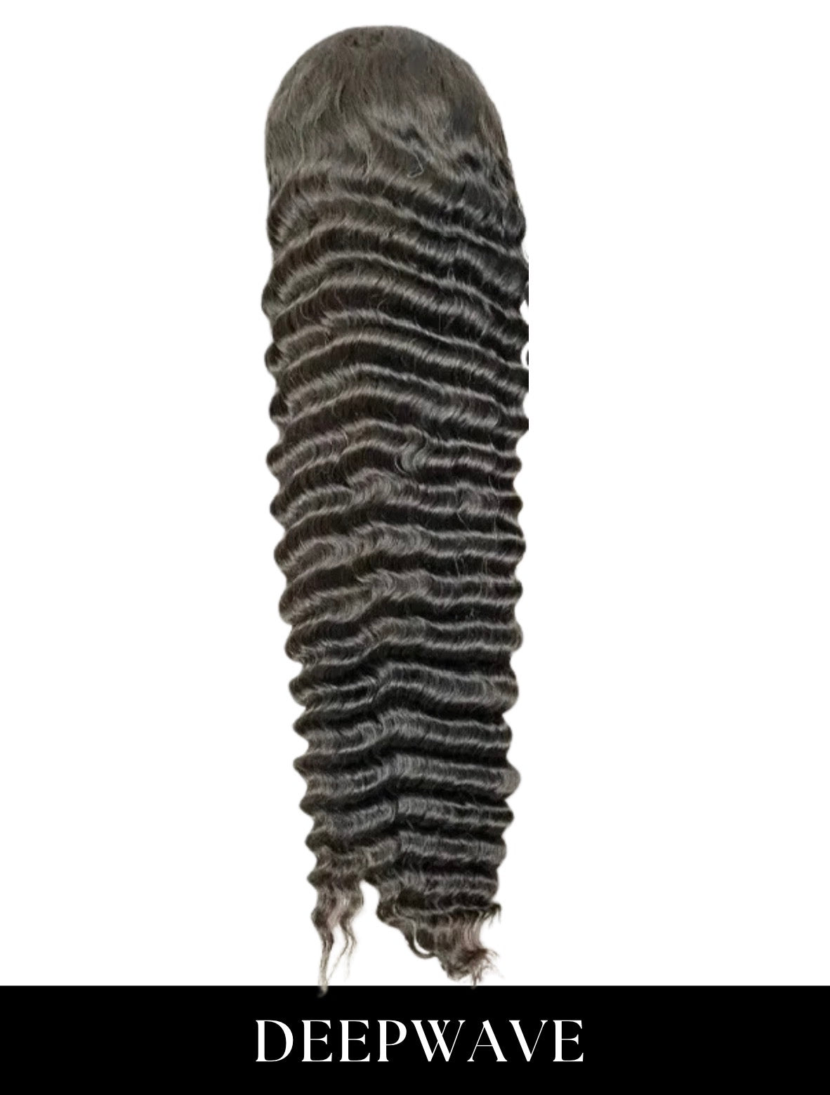 100% Human Hair Deep Wave Wig Unit